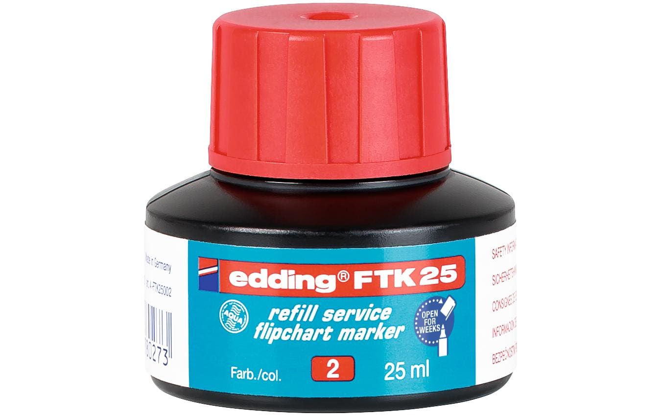 edding Flipchart-Marker Nachfülltinte Rot edding Flipchart-Marker Nachfülltinte Rot