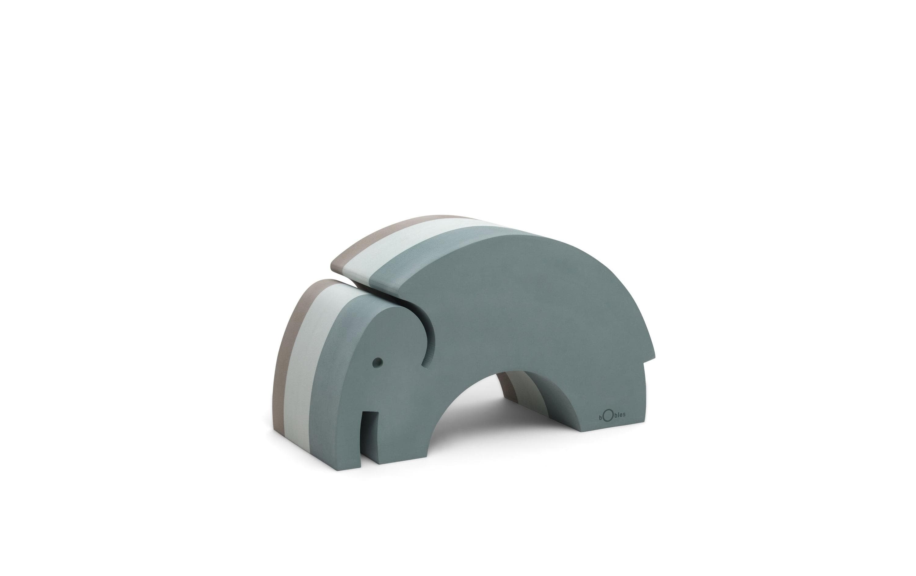 bObles Beschäftigungsspielzeug Elefant M Green haze