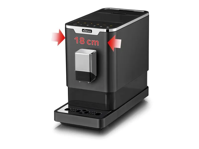 Koenig Kaffeevollautomat Finessa Duo Anthrazit