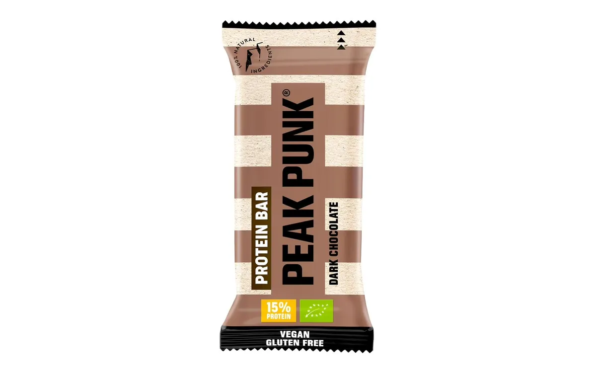 PEAK PUNK Bio Protein Bar Dark Chocolate 12 x 55 g PEAK PUNK Bio Protein Bar Dark Chocolate 12 x 55 g