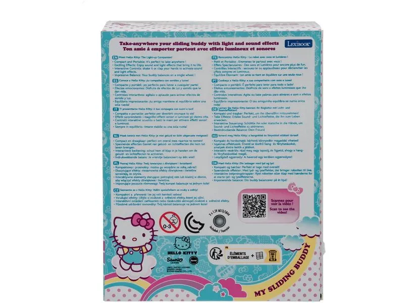 Lexibook POWERMAN Roller One-wheel Hello Kitty Pink