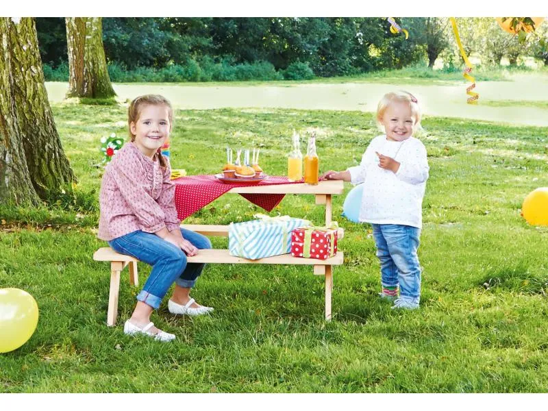Pinolino Kindersitzgarnitur Nicki für 4 Natur Pinolino Kindersitzgarnitur Nicki für 4 Natur