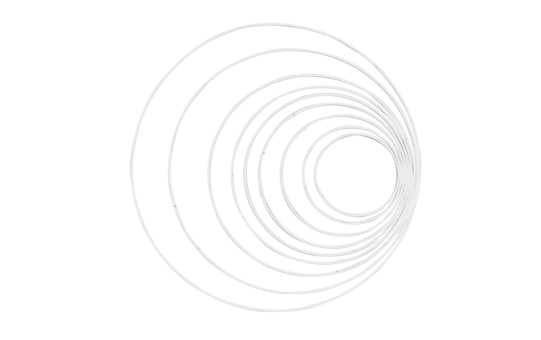 Glorex Metallring 10 cm 1 Stück, Weiss Glorex Metallring 10 cm 1 Stück, Weiss