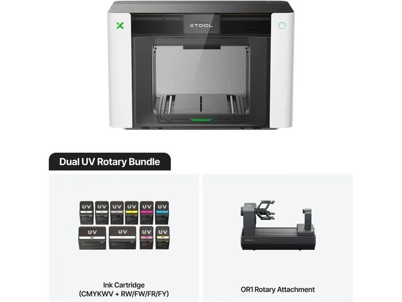 X-Tool xTool O1 Omni Dual UV Drucker Epson F1080 Print Head x2