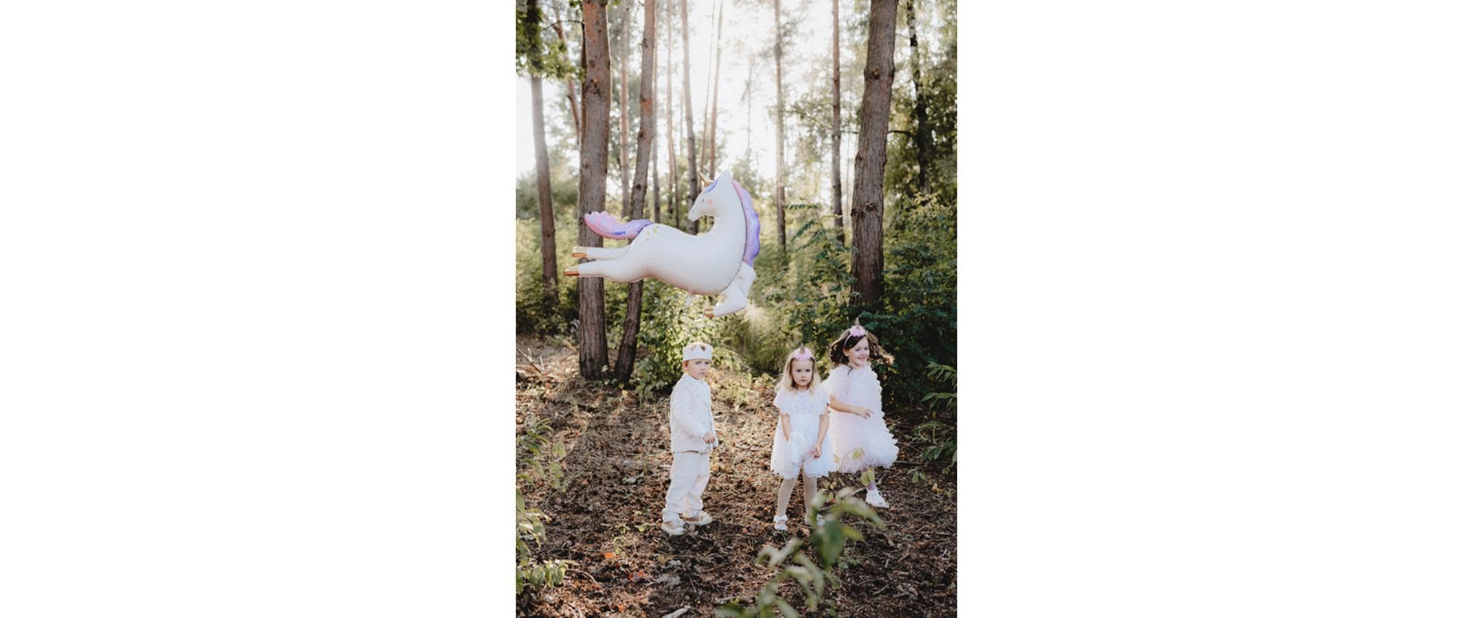 Partydeco Folienballon Einhorn farbig, 113 x 83 cm