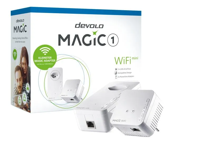 devolo Powerline Magic 1 WiFi mini Starter Kit devolo Powerline Magic 1 WiFi mini Starter Kit