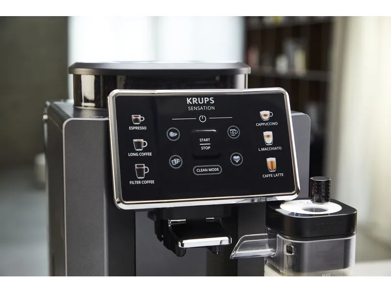 Krups Kaffeevollautomat Sensation Milk M50 EA912910 Schwarz Krups Kaffeevollautomat Sensation Milk M50 EA912910 Schwarz