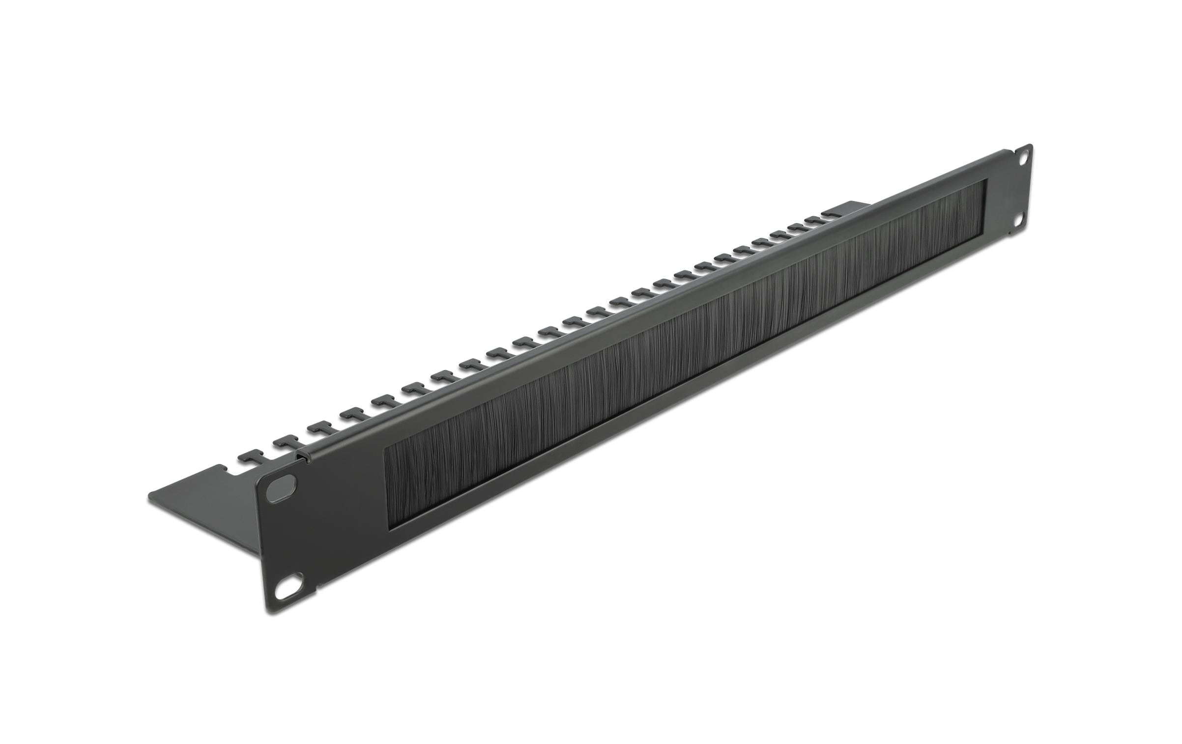 Delock Bürstenleiste 66484 19 Rack, Schwarz Delock Bürstenleiste 66484 19 Rack, Schwarz
