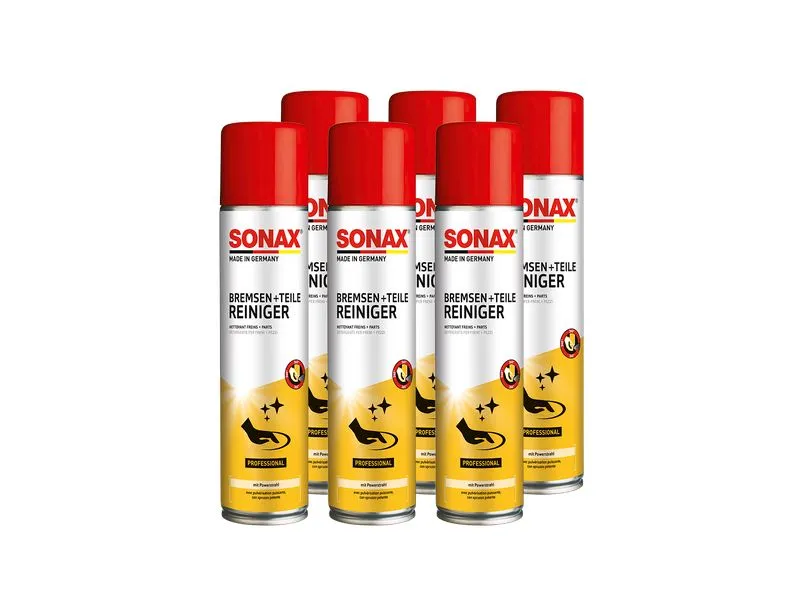 Sonax PROFESSIONAL Bremsenreiniger 6 Dosen 2400 ml Sonax PROFESSIONAL Bremsenreiniger 6 Dosen 2400 ml