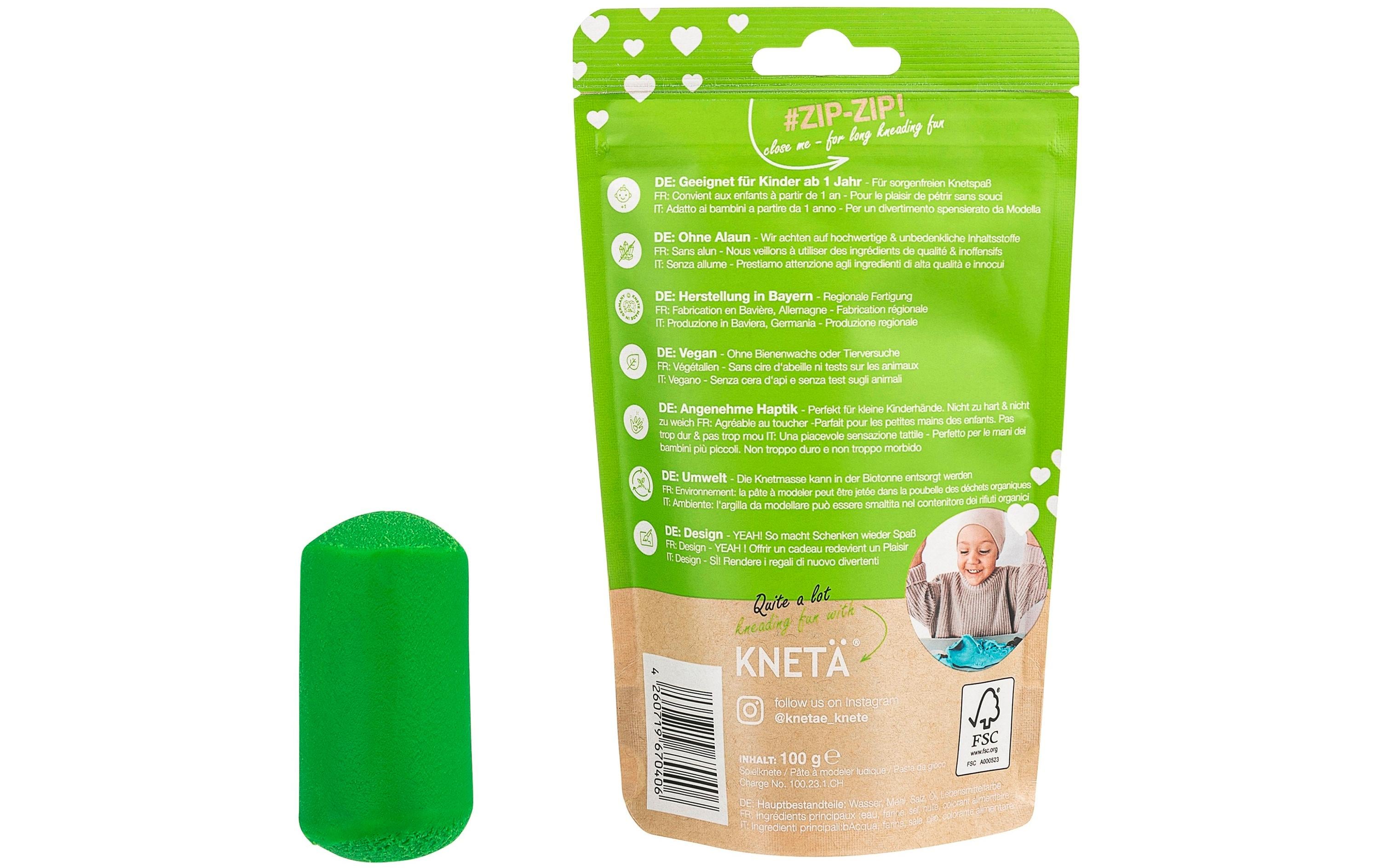 KNETÄ Vegane Spielknete Grün 100 g KNETÄ Vegane Spielknete Grün 100 g