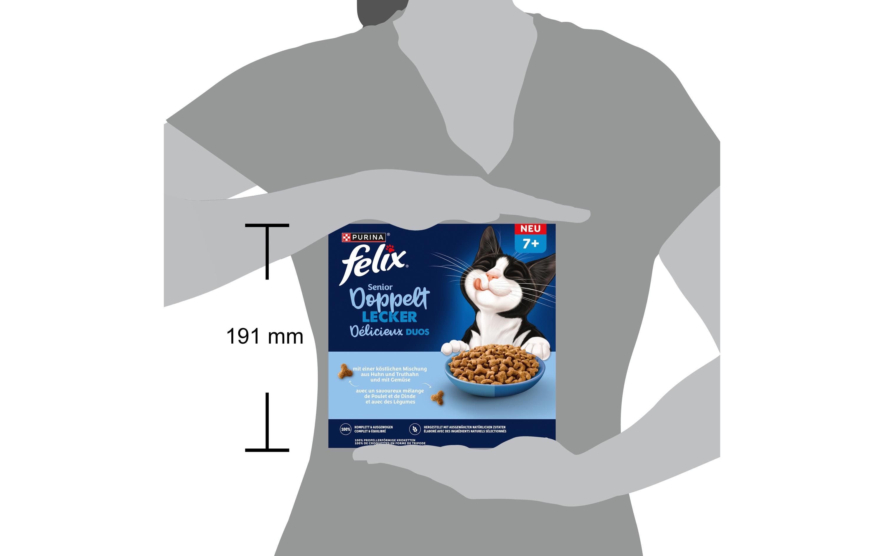 Felix Trockenfutter Doppelt Lecker Senior Geflügel 800 g