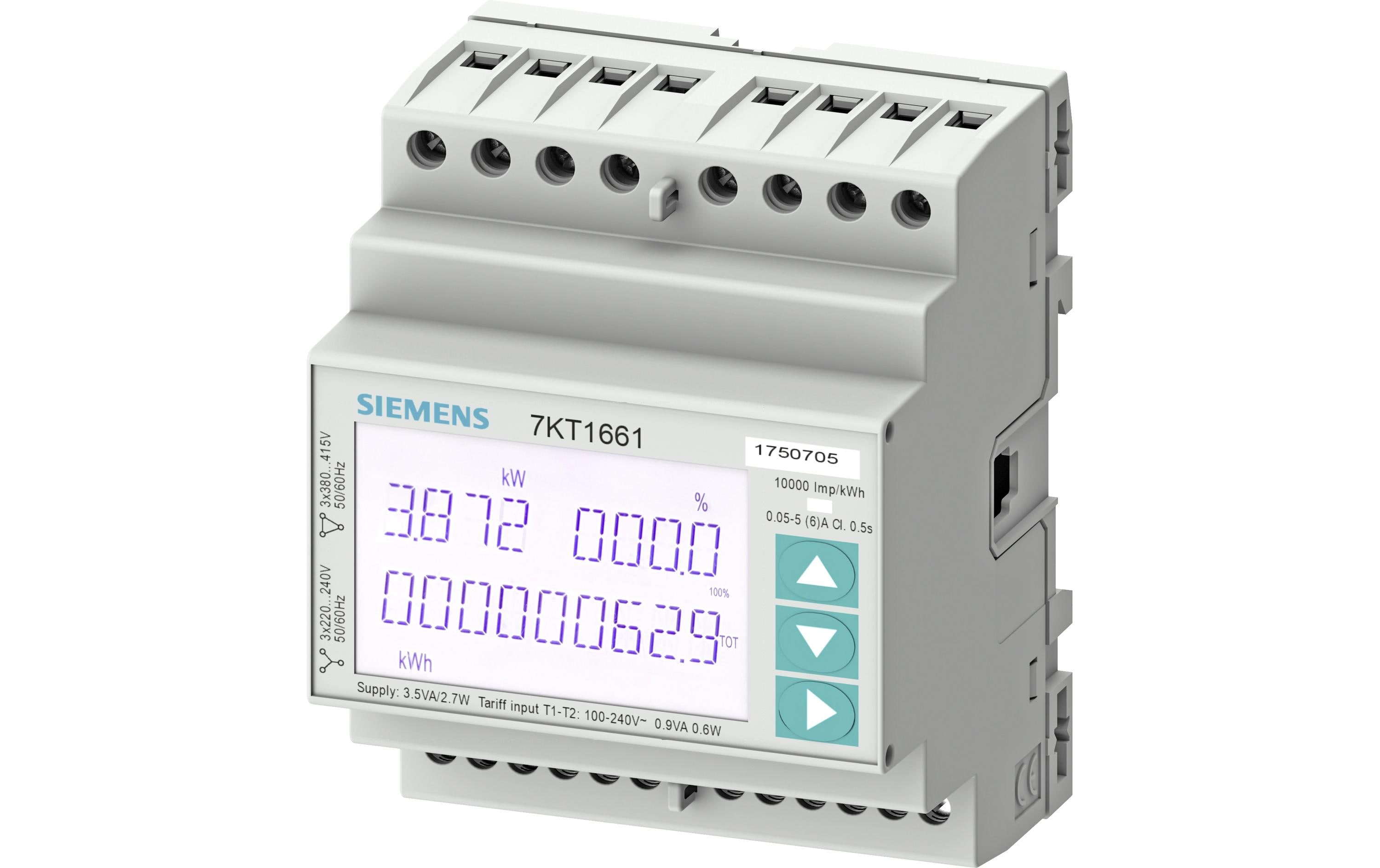 Siemens Energiemessgerät SENTRON, 3-phasig 5A Siemens Energiemessgerät SENTRON, 3-phasig 5A
