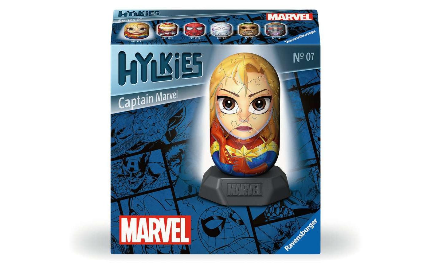 Ravensburger 3D Puzzle Hylkies #07 Captain Marvel 54 Teile