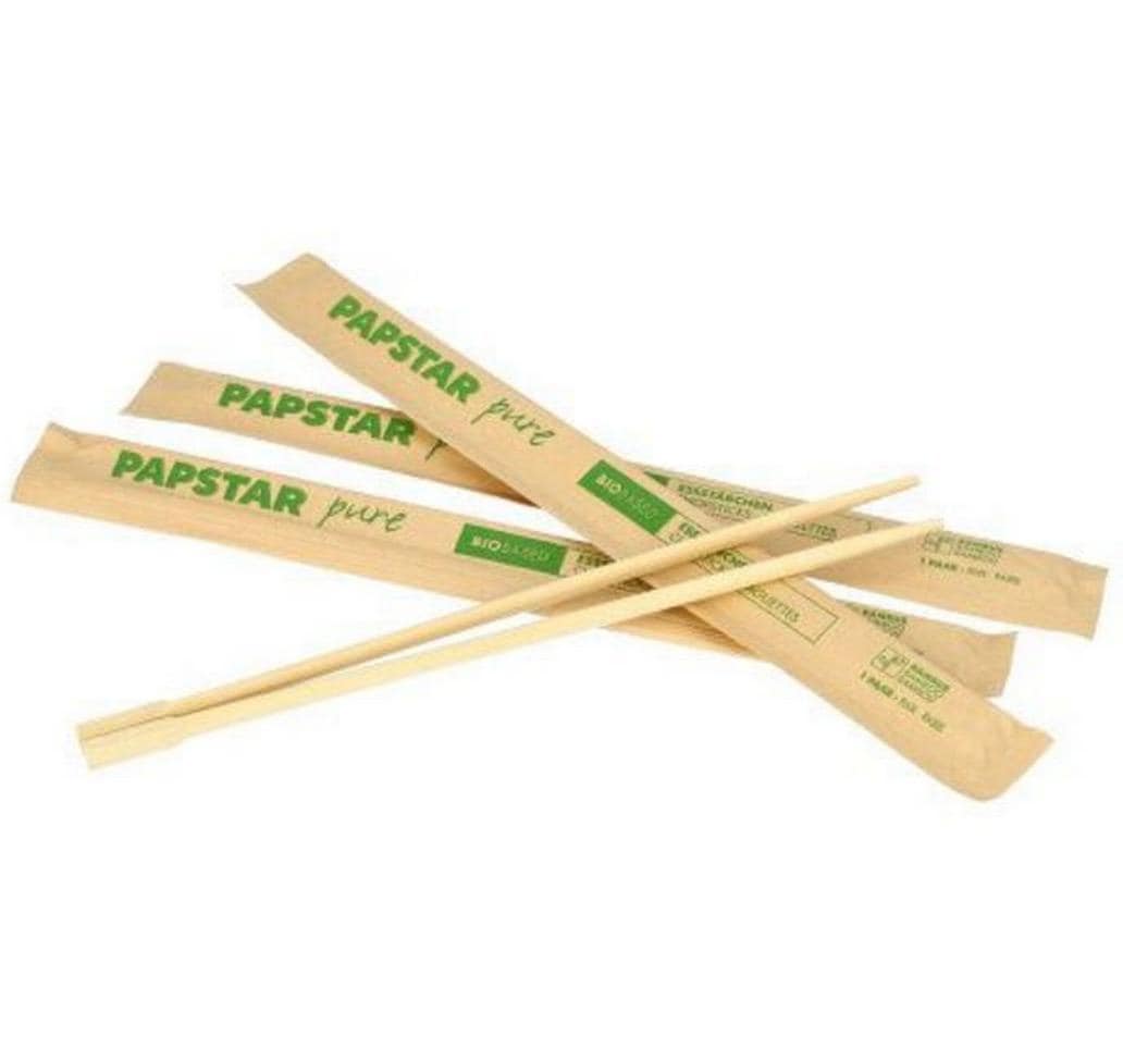 Papstar Einweg-Rührstäbchen Pure Bambus 23 cm 50 Stück Beige