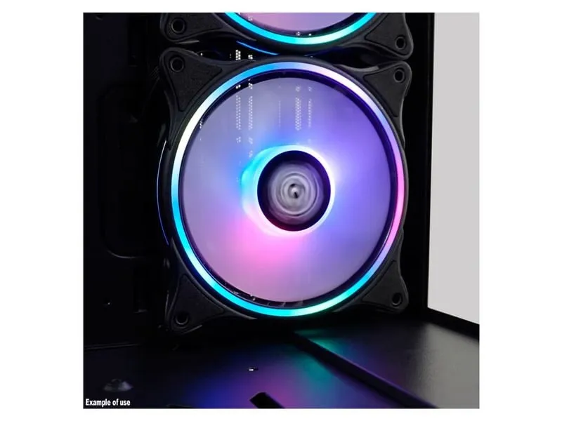 LC-Power PC-Lüfter LC-CF-120-ARGB-B Schwarz
