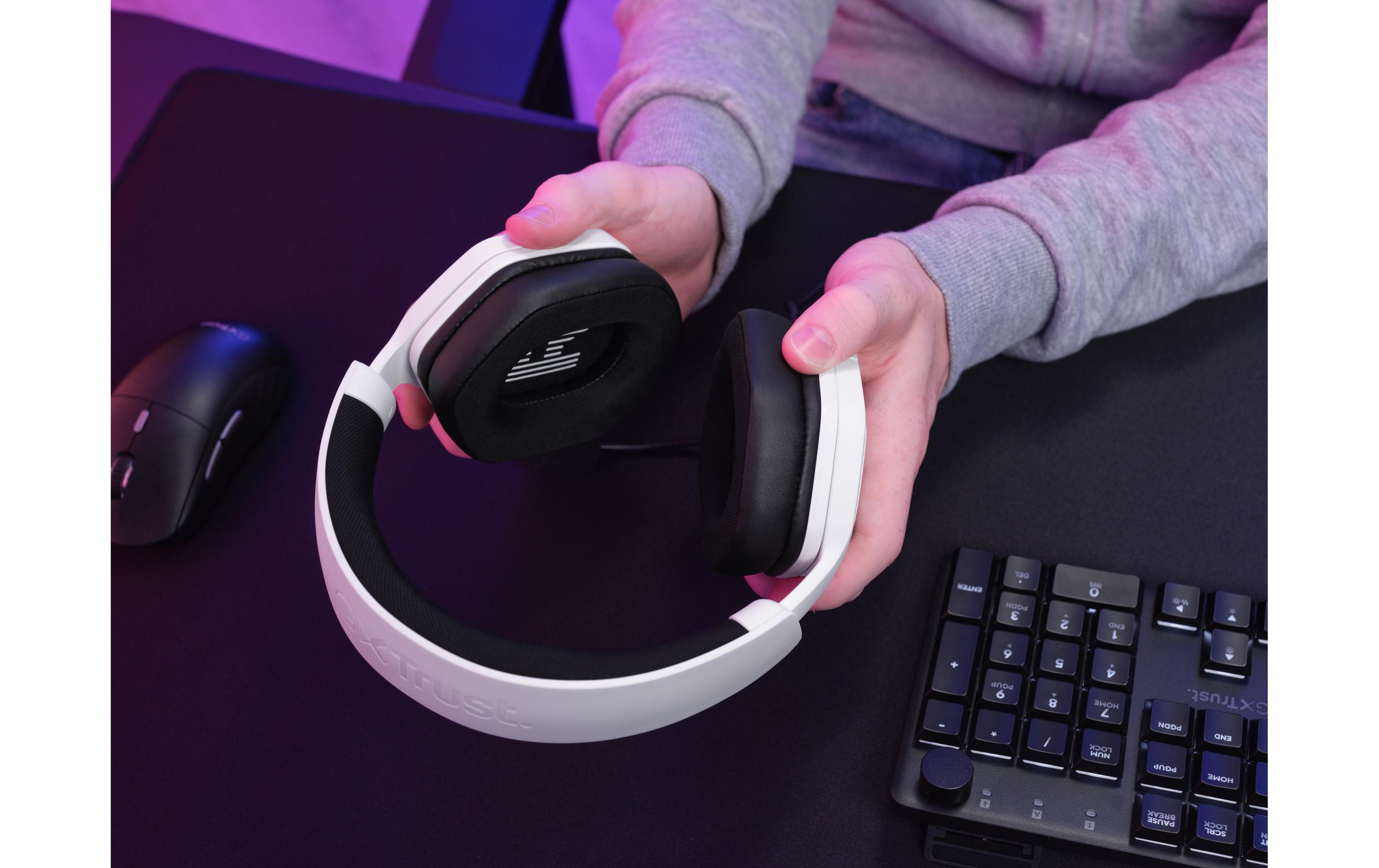 Trust Headset GXT492 Carus Weiss