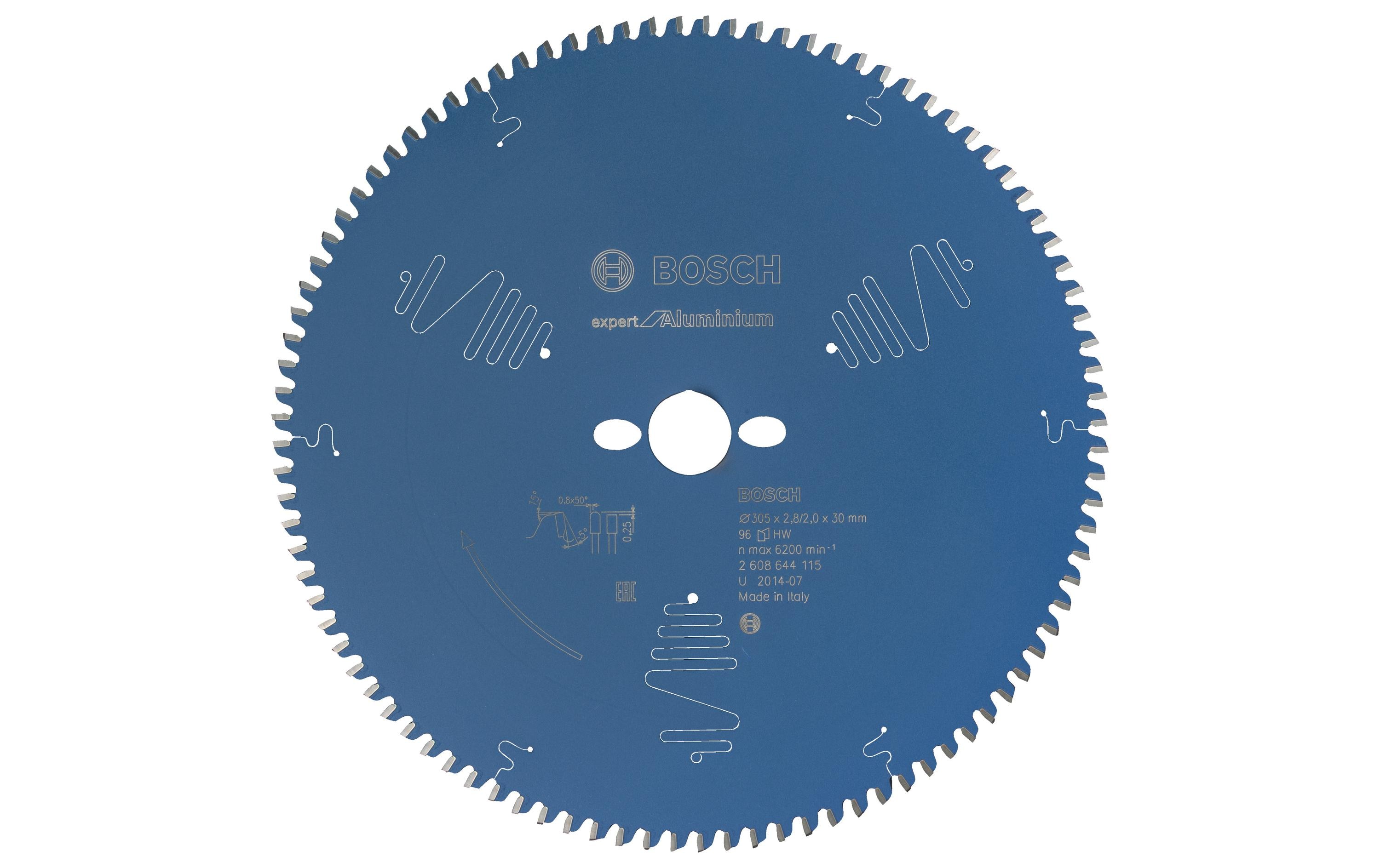Bosch Professional Kreissägeblatt Expert Aluminium, 305 x 3 x 2.8 mm, Z 96