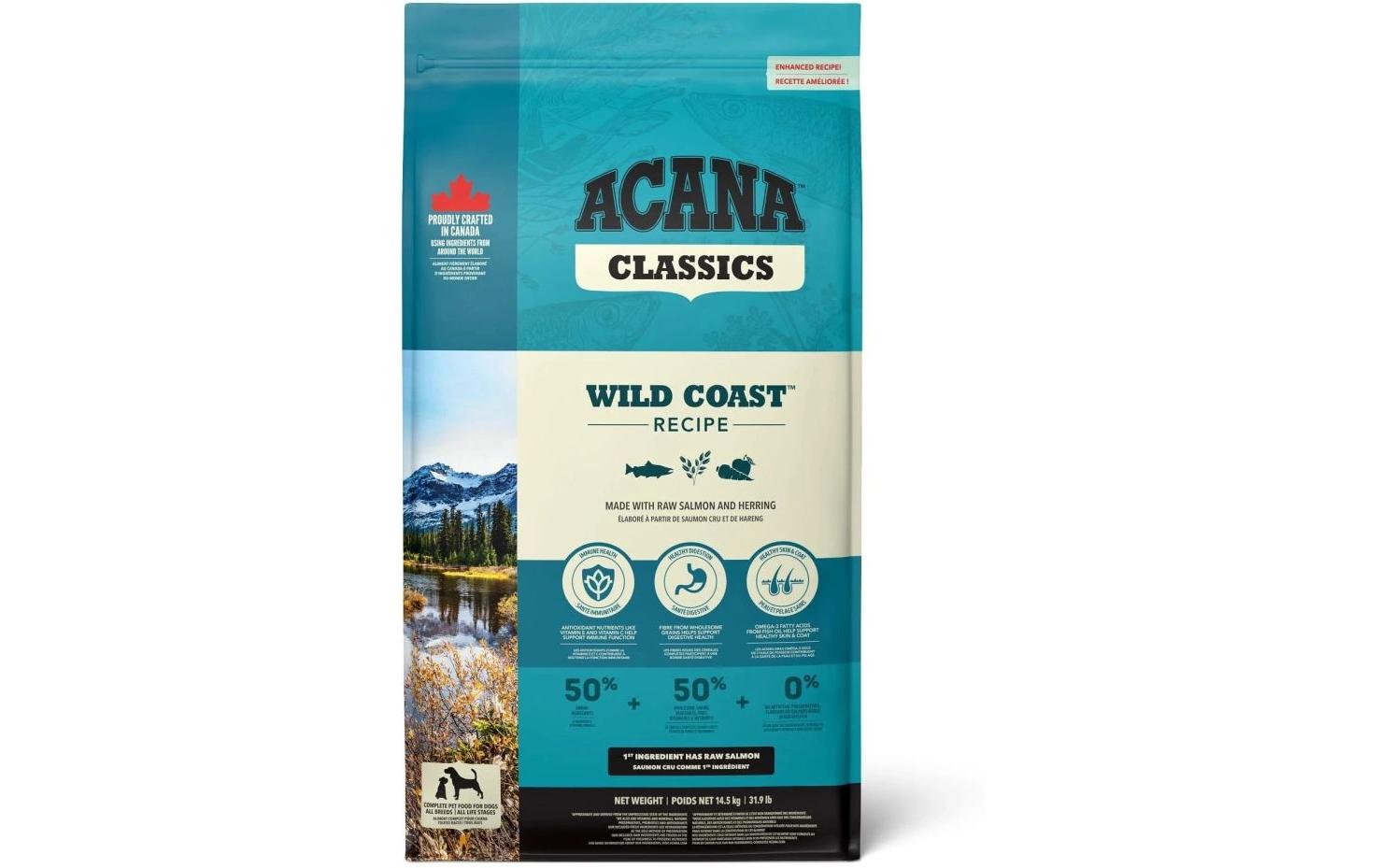 Acana Trockenfutter Classics Wild Coast 14.5 kg Acana Trockenfutter Classics Wild Coast 14.5 kg