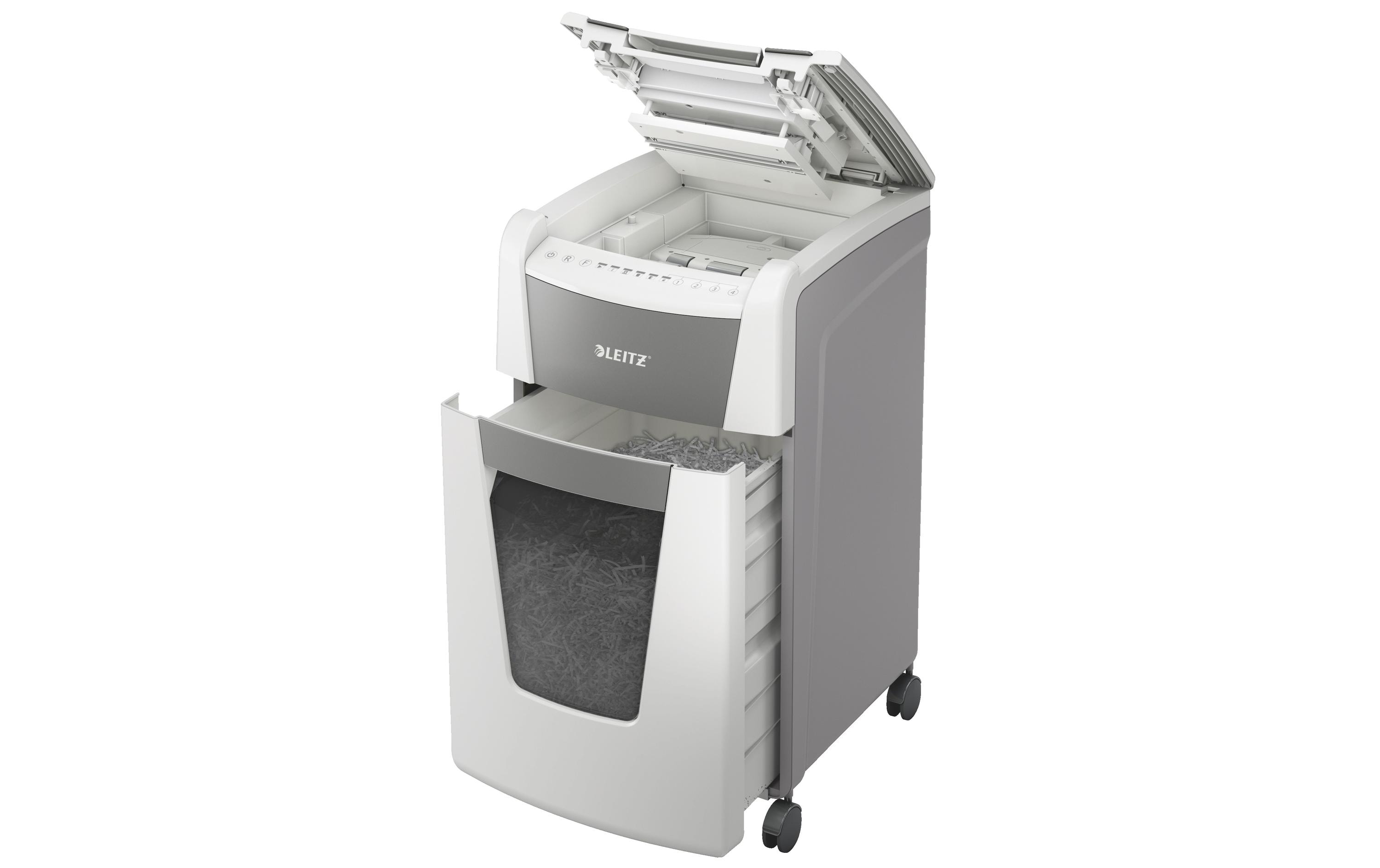 Leitz Bürogeräte Aktenvernichter IQ Autofeed Office 300, P-5, 300 Blatt