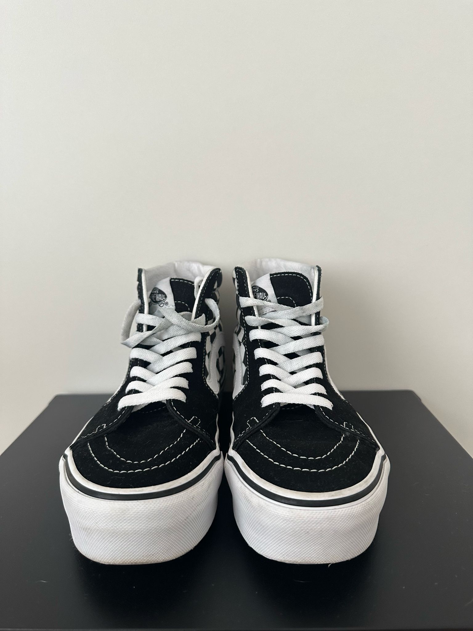 Vans SK8-HI Platform unisex - karriert - Gr. 38