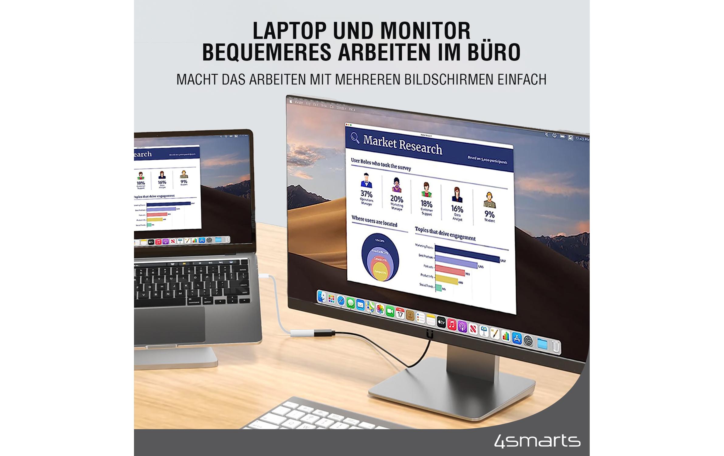 4smarts Adapter 4K 60Hz USB Type-C - HDMI 4smarts Adapter 4K 60Hz USB Type-C - HDMI