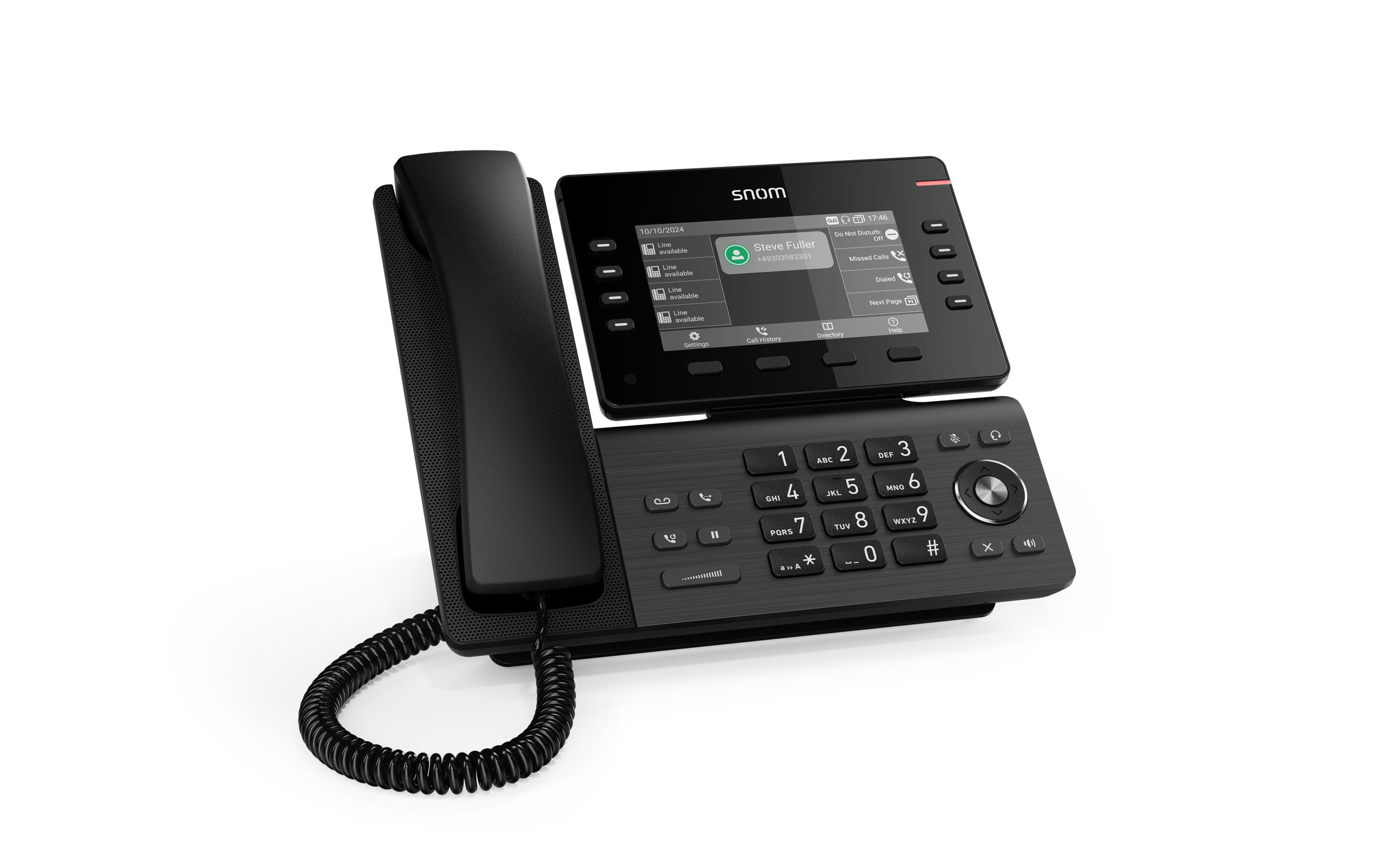 snom Tischtelefon D812 Schwarz