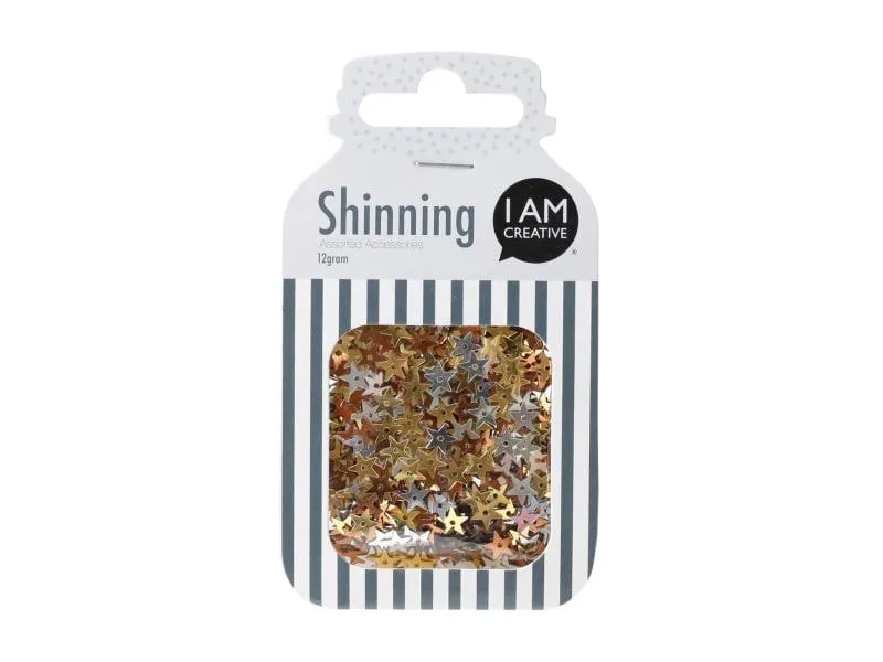 I AM CREATIVE Pailletten Stern, 12 g I AM CREATIVE Pailletten Stern, 12 g
