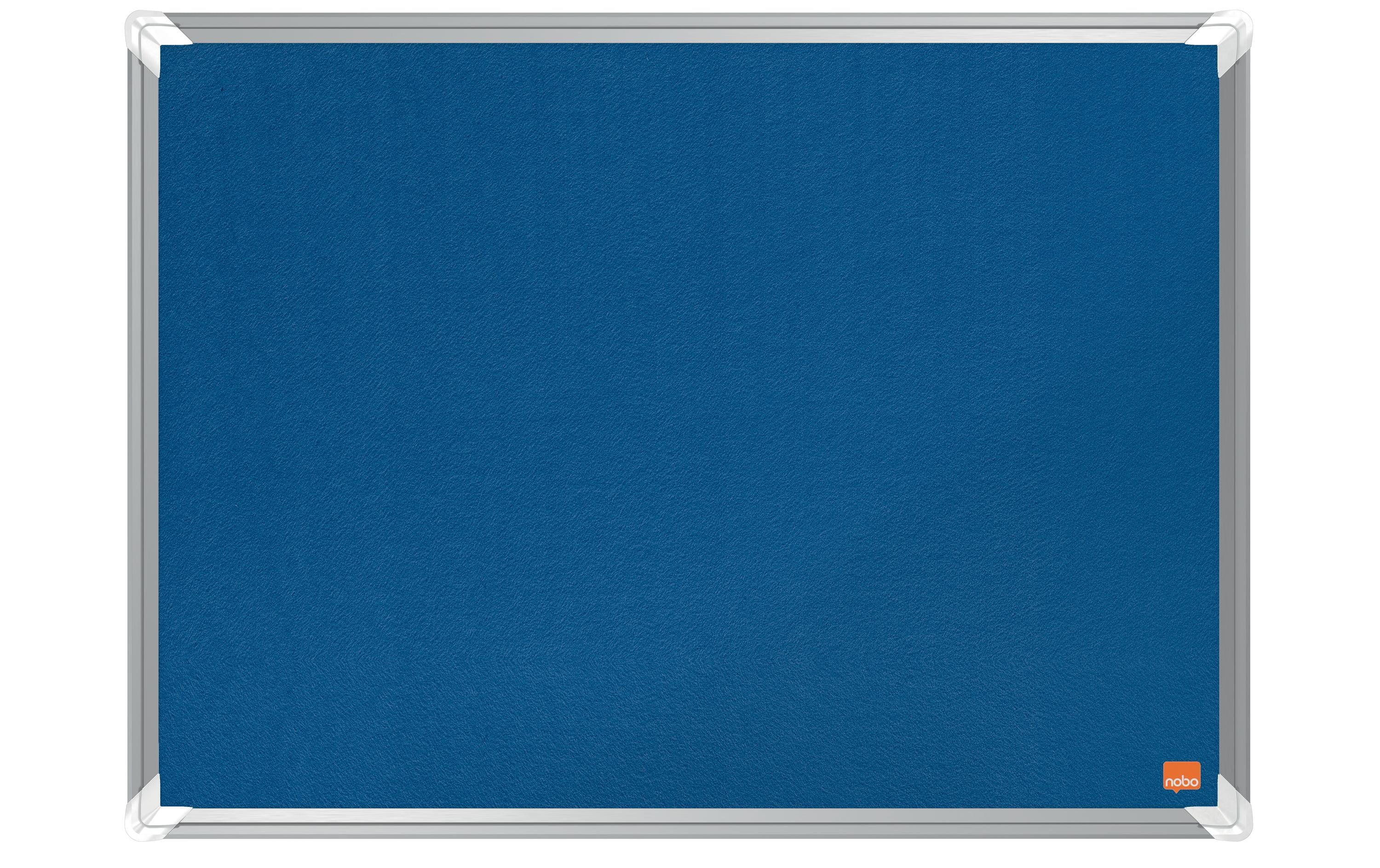 Nobo Pinnwand Premium Plus 120 cm x 120 cm, Blau