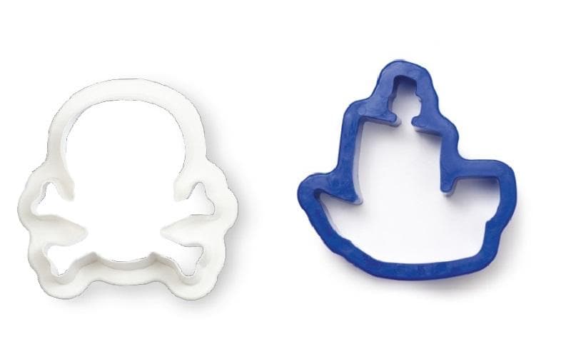 Decora Guetzli-Ausstecher-Set 2 Stück, Piraten Set Nr. 2