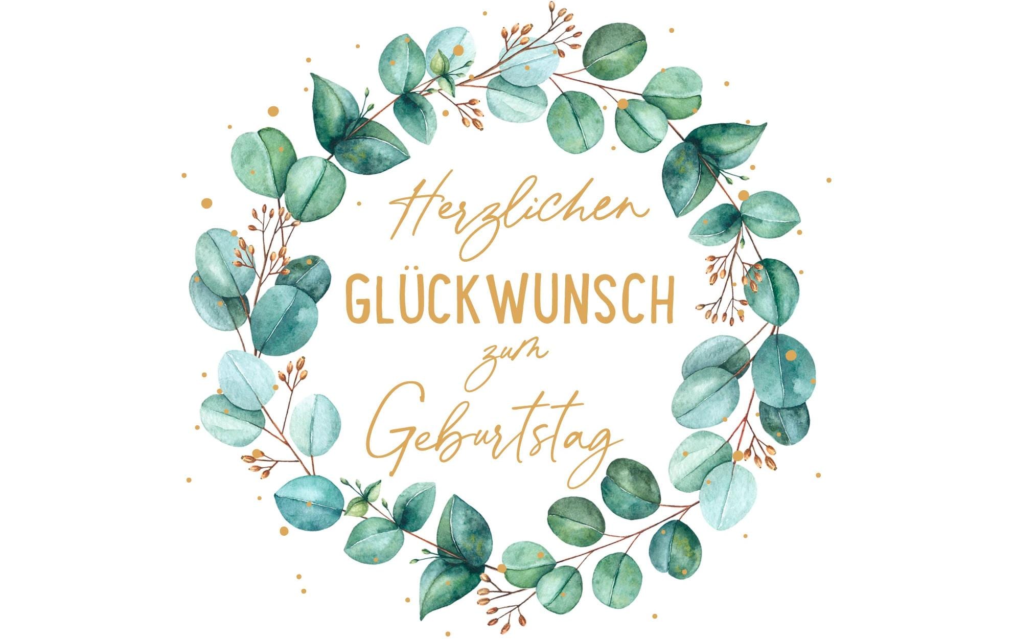 ABC Glückwunschkarte Geburtstag 12.5 x 17.6 cm