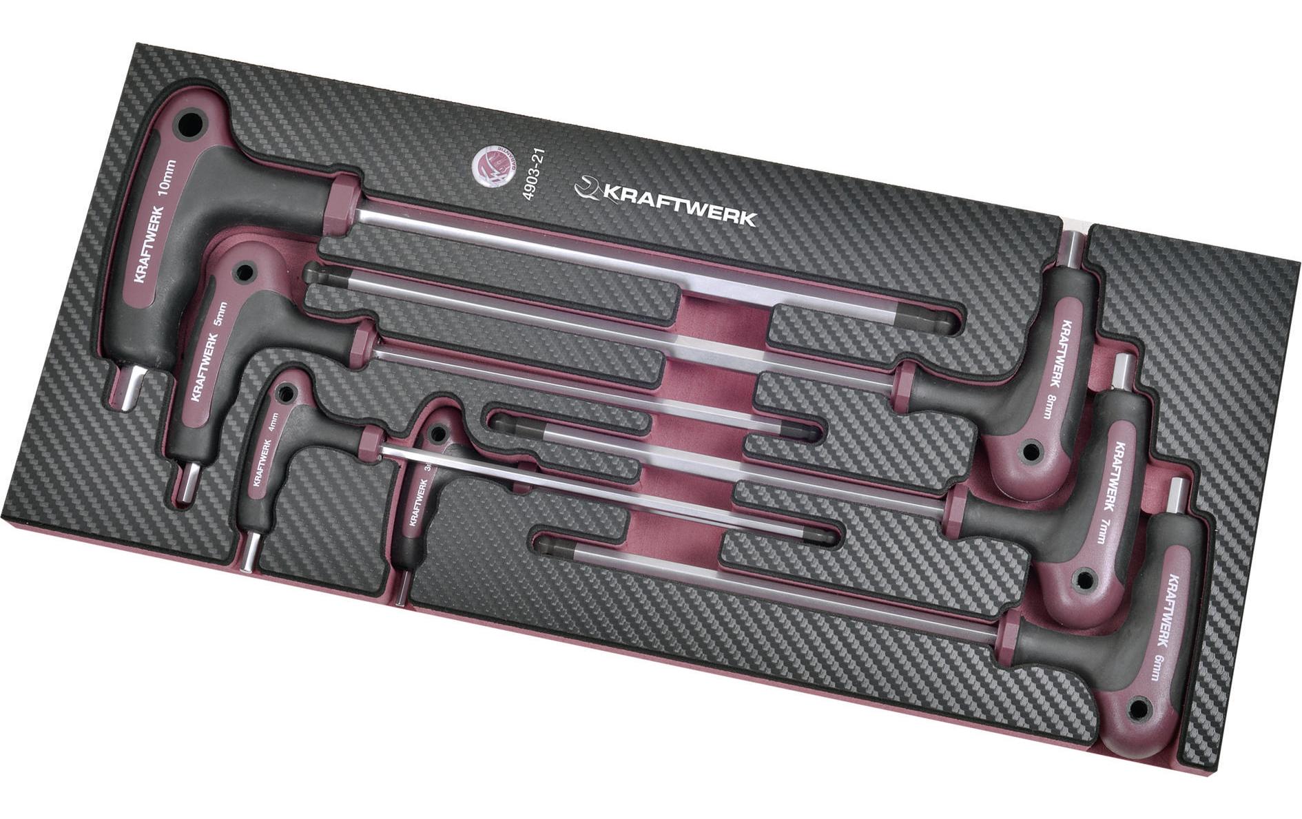 Kraftwerk Schraubenzieher-Set Completo EVA3 T-Griff, 7-teilig Kraftwerk Schraubenzieher-Set Completo EVA3 T-Griff, 7-teilig