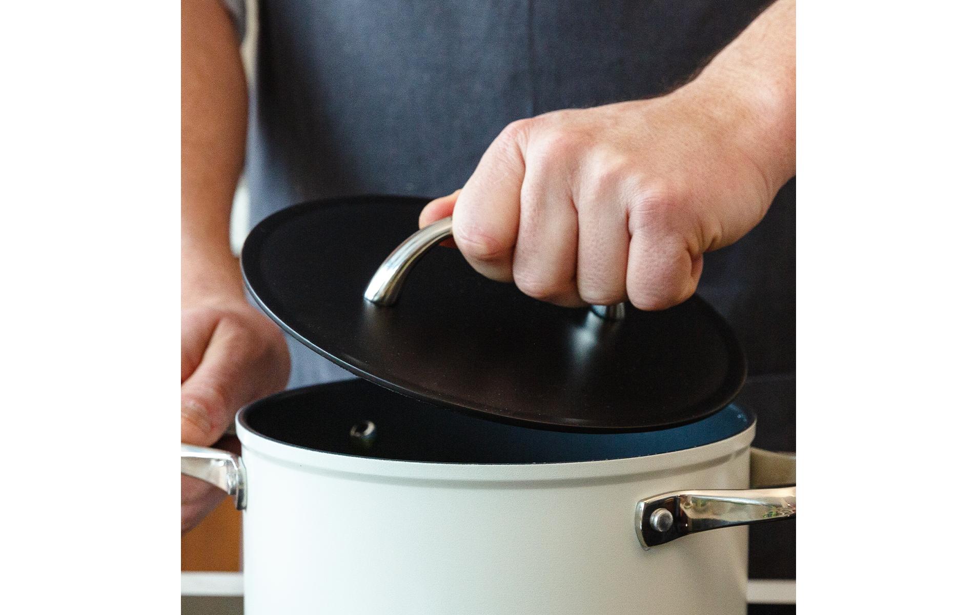 Lunasol Topfdeckel Saturn Terra black Ø 24 cm