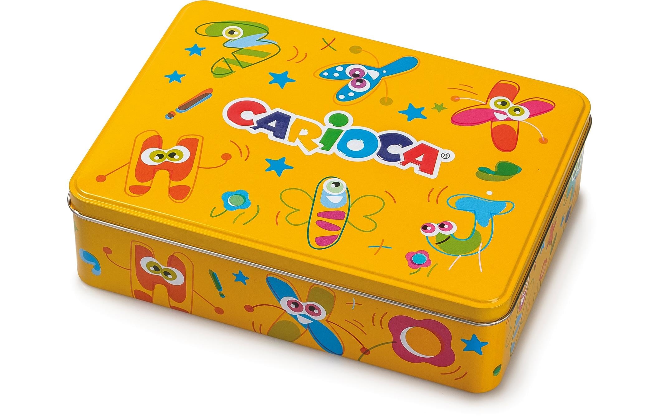 Carioca Fasermaler in Metallbox 100-teilig, Gelb