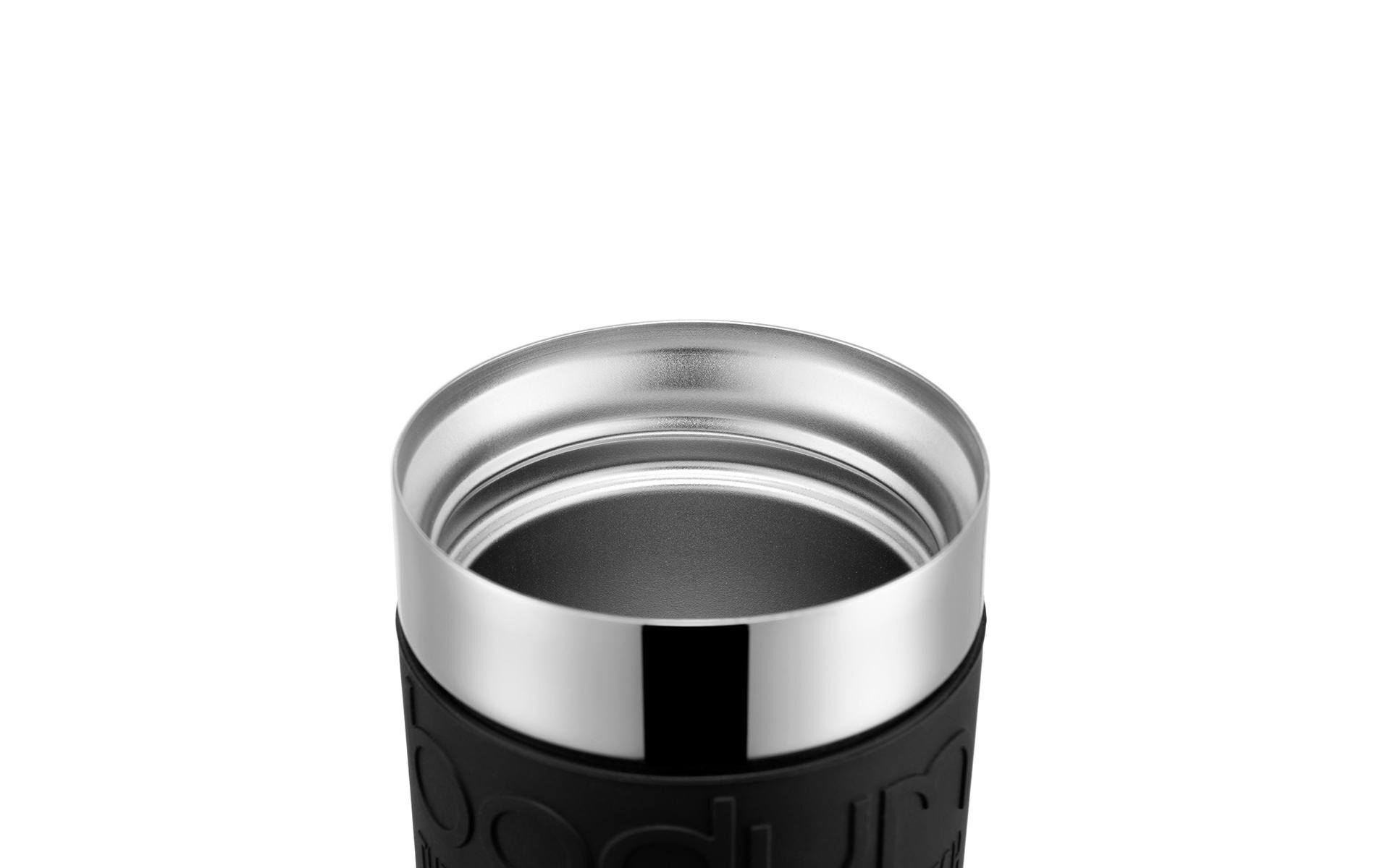 Bodum Travel Mug Doppelwandig Schwarz, 0.35 l