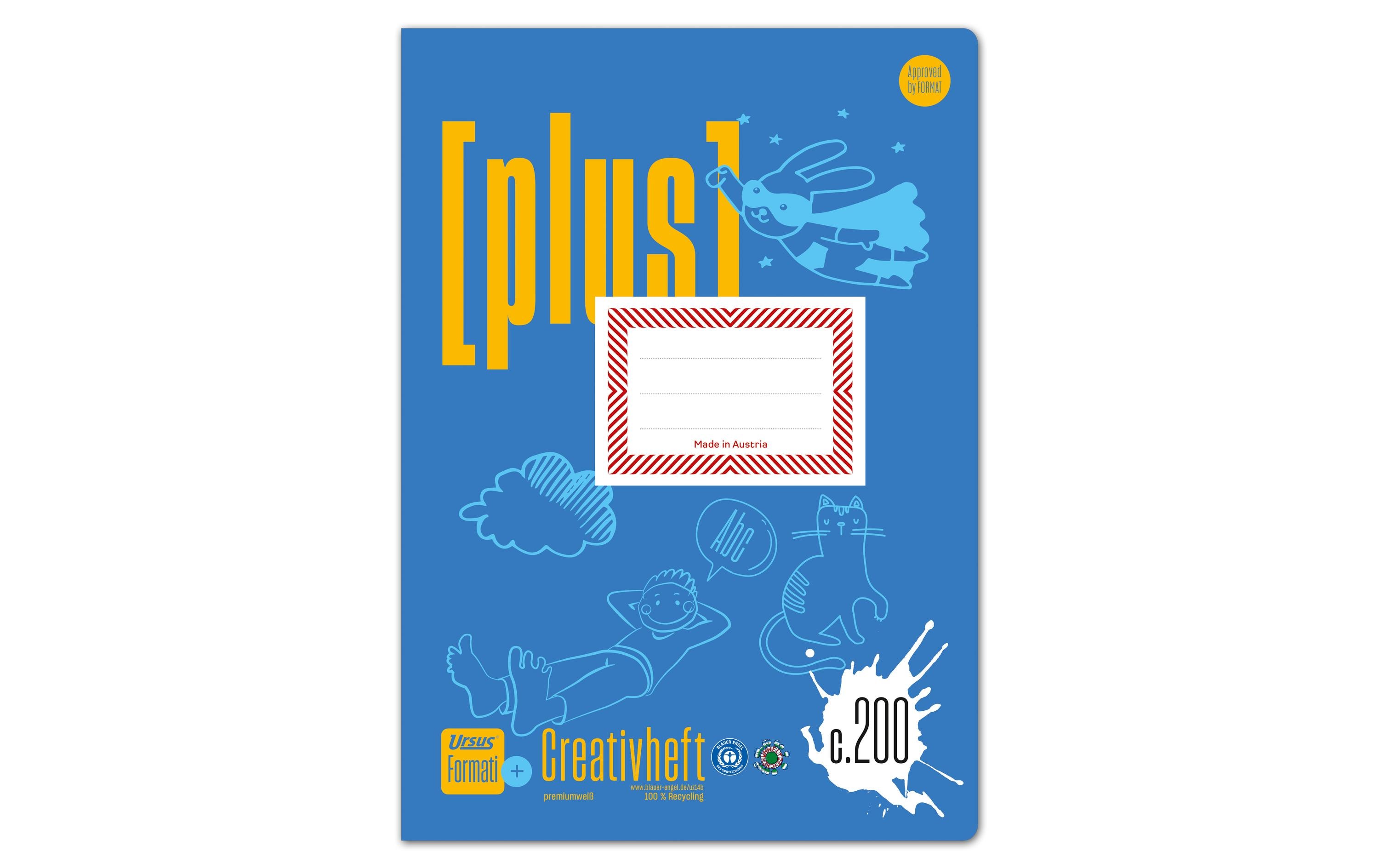 Formati Plus C.200, A4, Liniert, Gelb Formati Plus C.200, A4, Liniert, Gelb