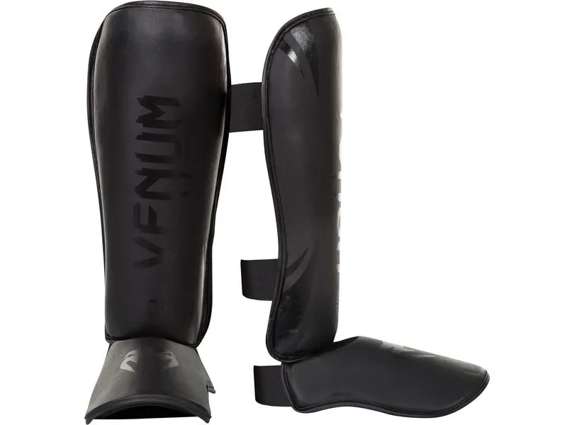 Venum Challenger Standup Shin Guards, Matt/Schwarz GR XL