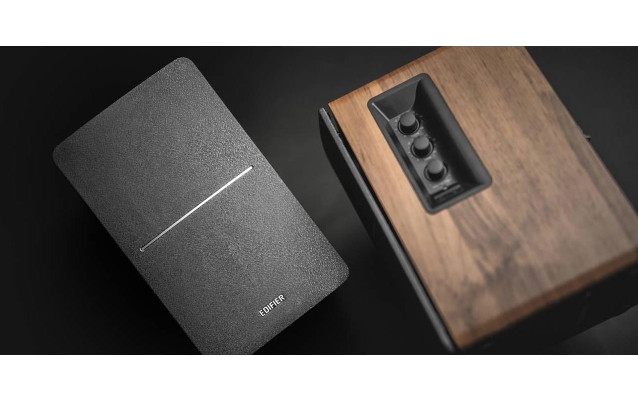 Edifier Regallautsprecher Paar R1280DB Braun