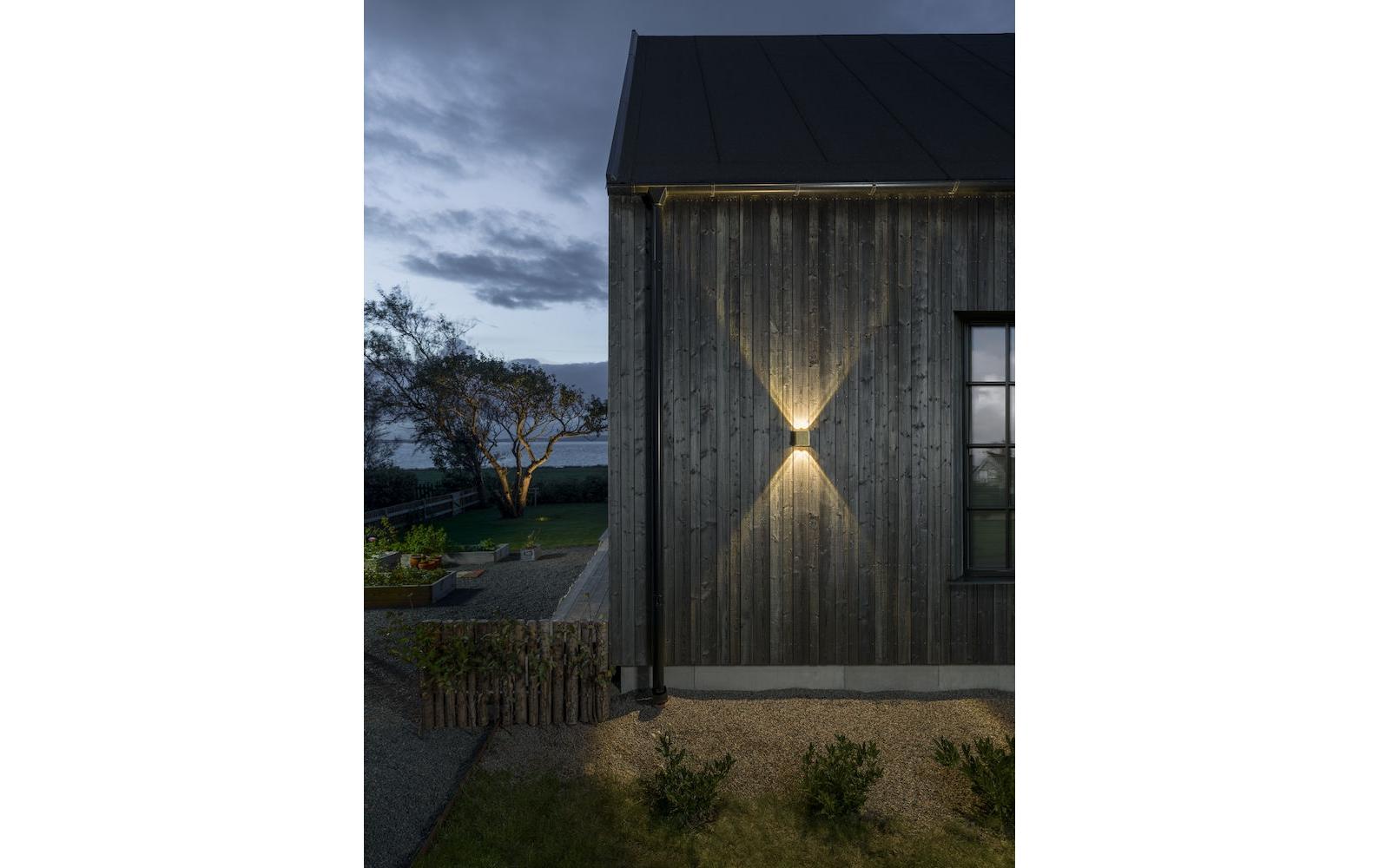 Konstsmide Wandleuchte Chieri, 3000K, 4W, Anthrazit