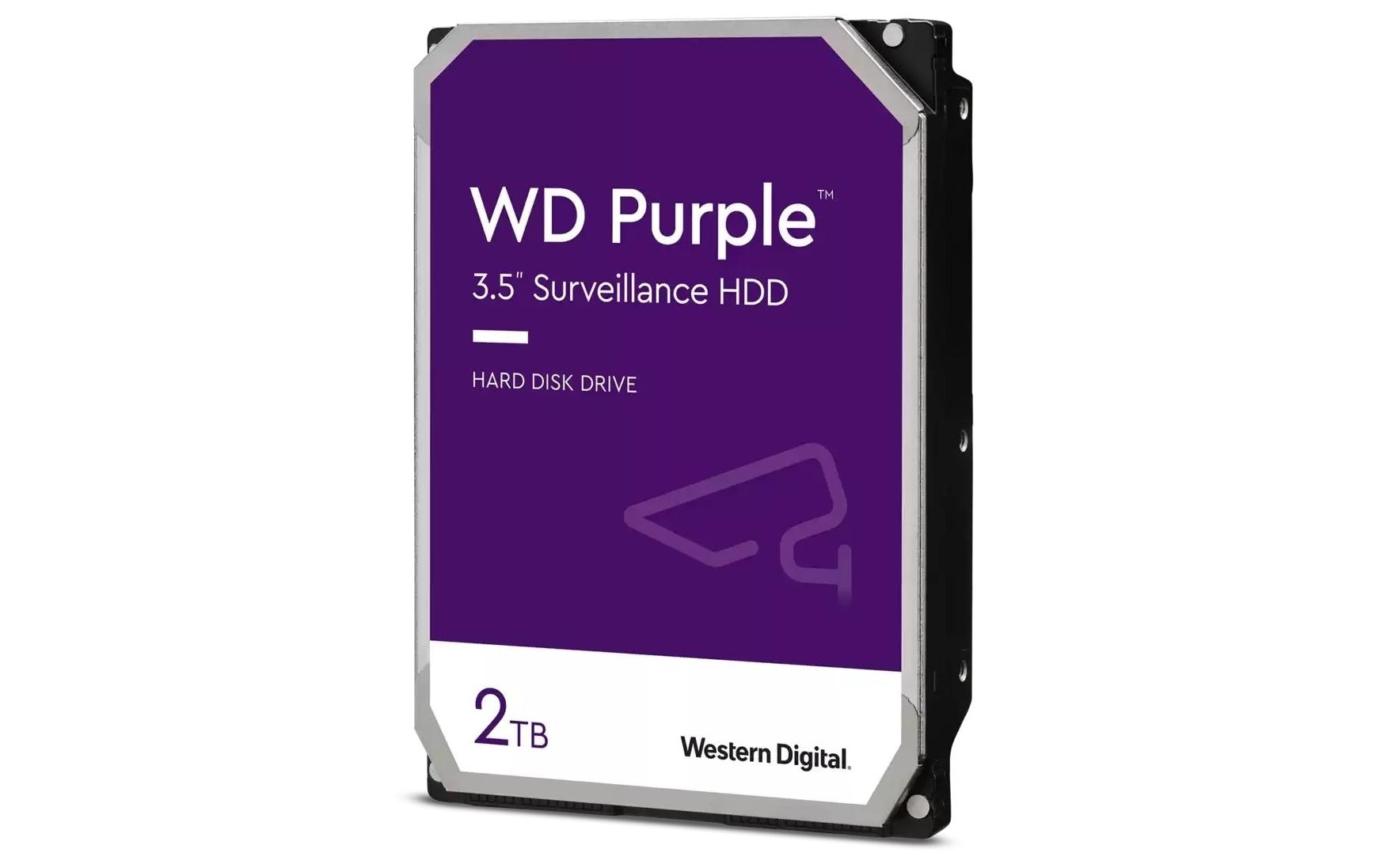 Western Digital Harddisk WD Purple 3.5 SATA 2 TB