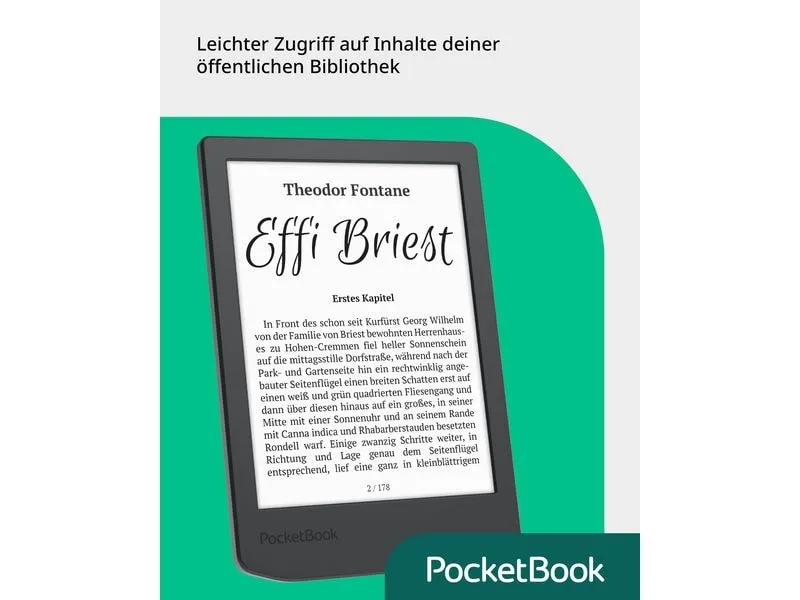 PocketBook E-Book Reader Verse Lite Midnight Grey PocketBook E-Book Reader Verse Lite Midnight Grey