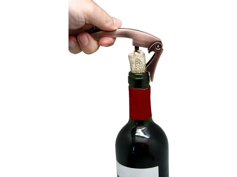 Vin Bouquet Korkenzieher Vintage Kupfer