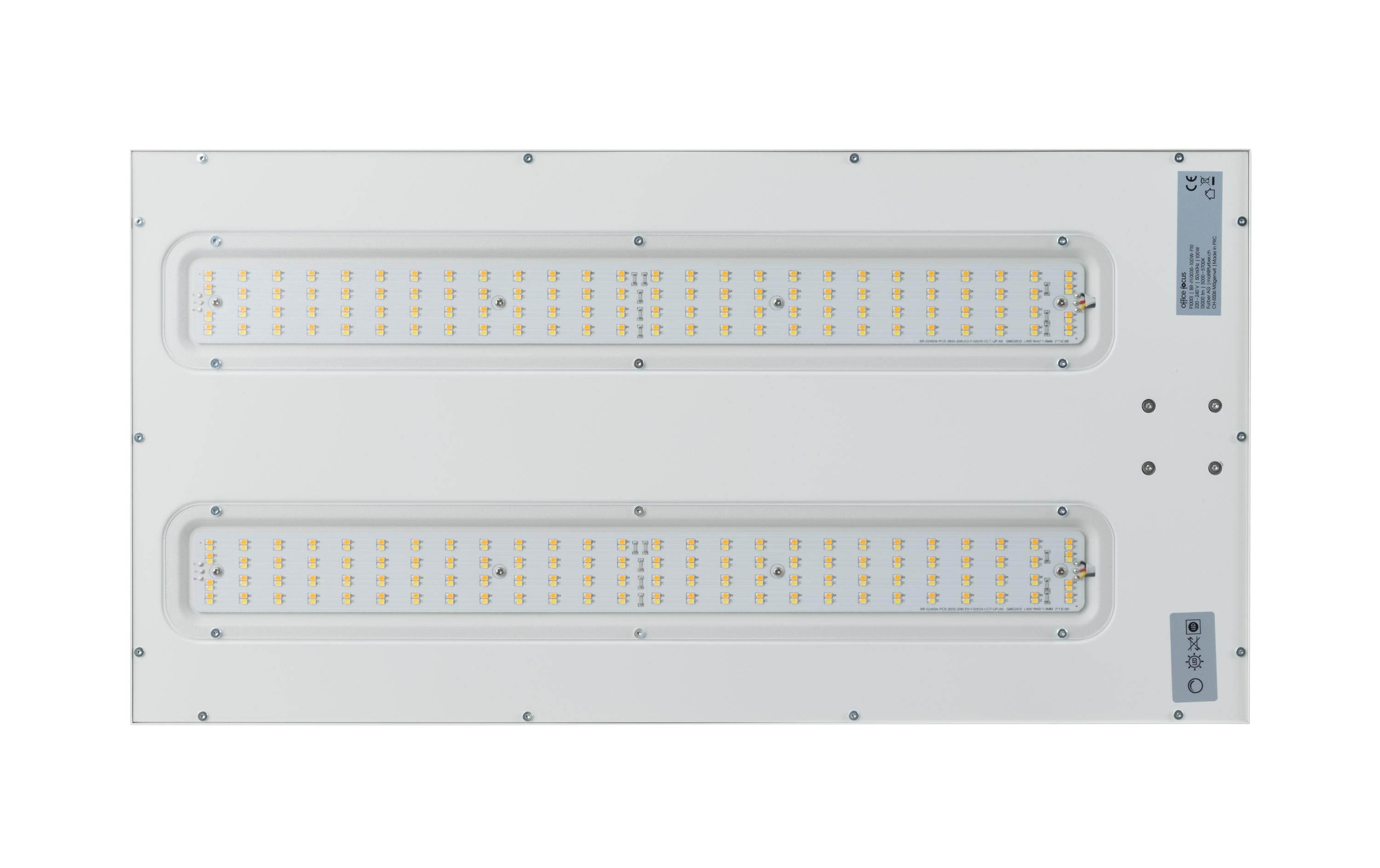 office focus Bürostehleuchte LYS 13000, Weiss