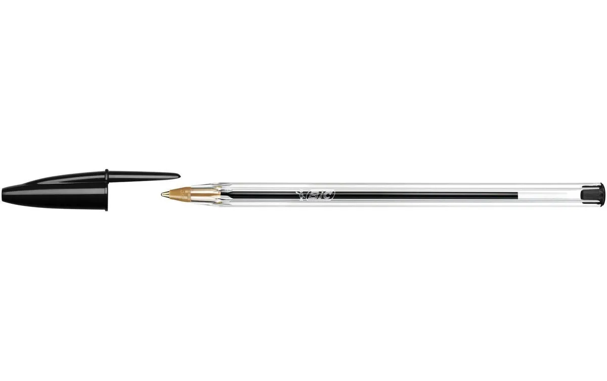 BIC Kugelschreiber Cristal Original 0.32 mm Schwarz, 50 Stück BIC Kugelschreiber Cristal Original 0.32 mm Schwarz, 50 Stück