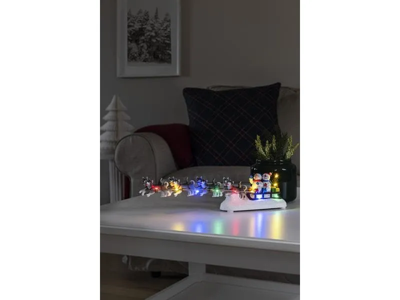 Konstsmide LED-Figur Schneemann mit Schlitten, 38 cm Konstsmide LED-Figur Schneemann mit Schlitten, 38 cm