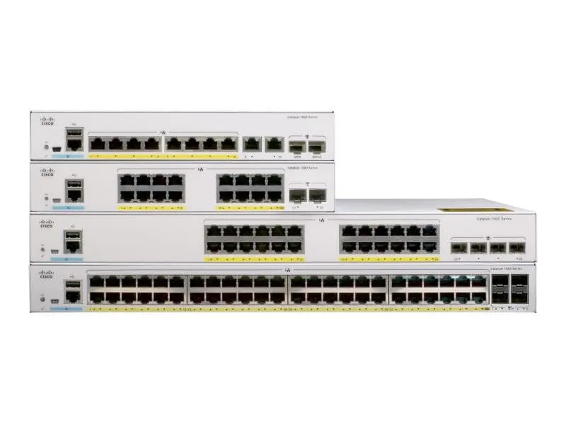 Cisco PoE+ Switch C1000-24P-4G-L 24 Port