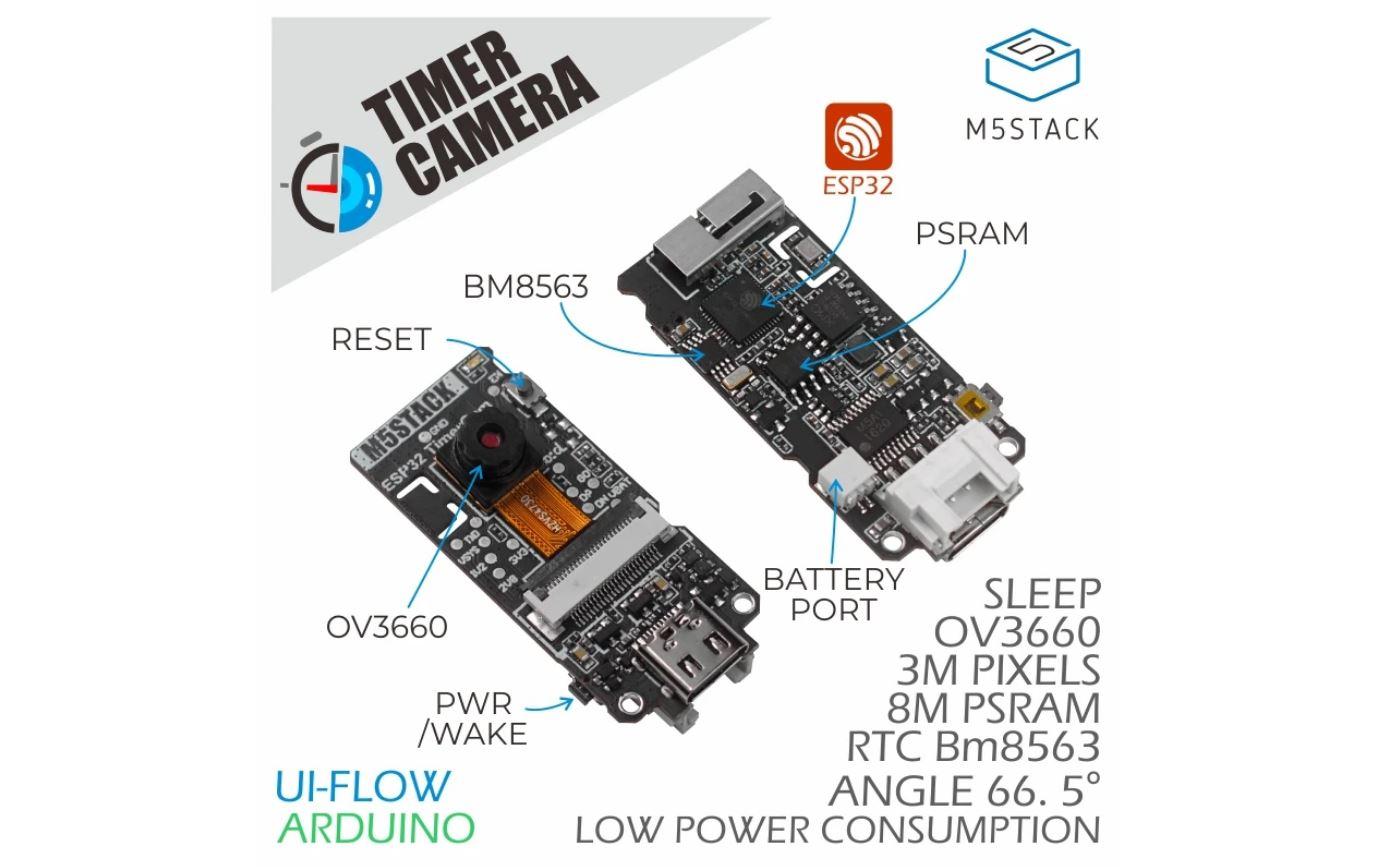 M5Stack Kamera Modul Timer Kamera ESP32, OV3660