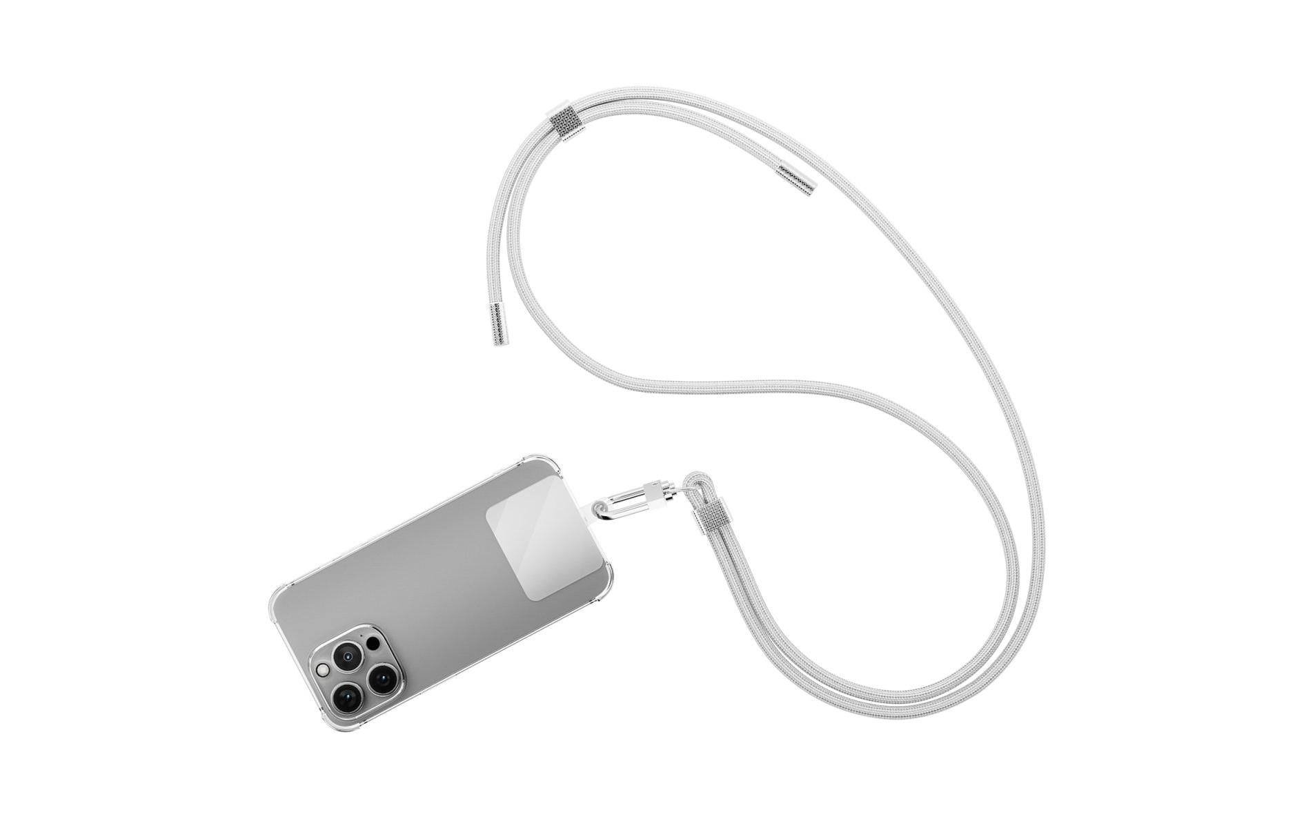 4smarts Tragegurt Universal PhonoLace Glamour Silber 4smarts Tragegurt Universal PhonoLace Glamour Silber