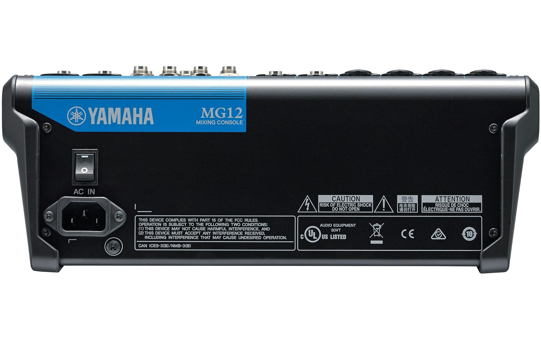 Yamaha Mischpult MG12 - 12-Kanal, analog