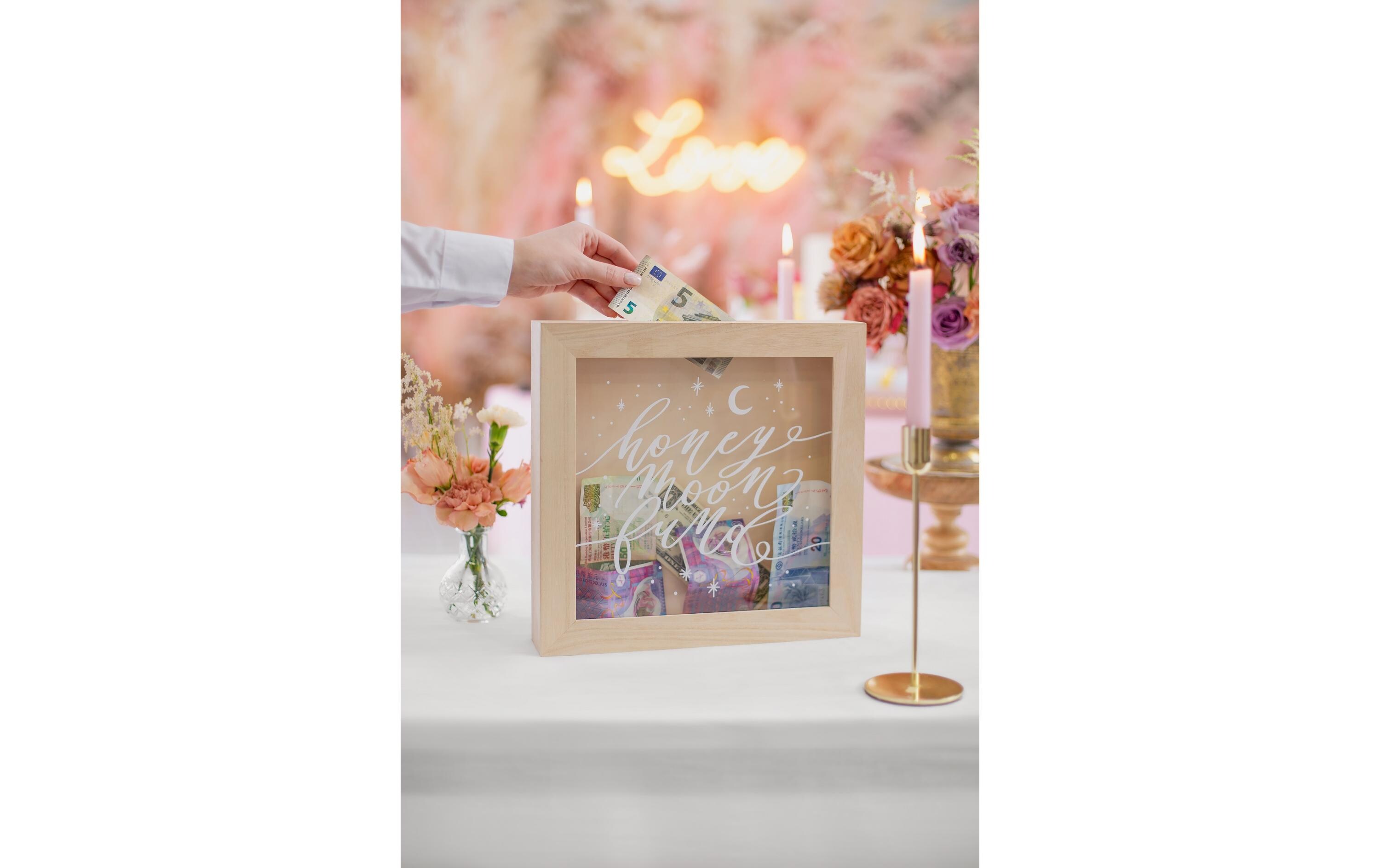 Partydeco Spardose Honeymoon Fund