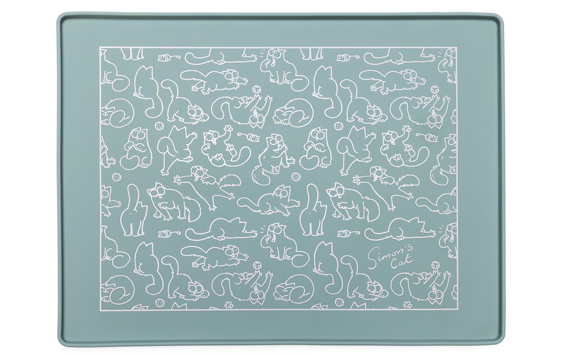 Simon's Cat Napfunterlage 40 x 30 x 1 cm, Grün Simon's Cat Napfunterlage 40 x 30 x 1 cm, Grün